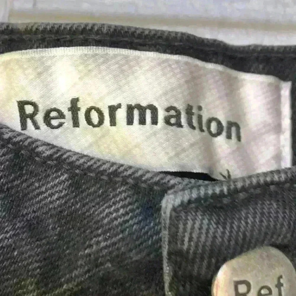 Reformation Black Denim Jeans - Picture 3 of 7